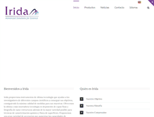 Tablet Screenshot of irida.es